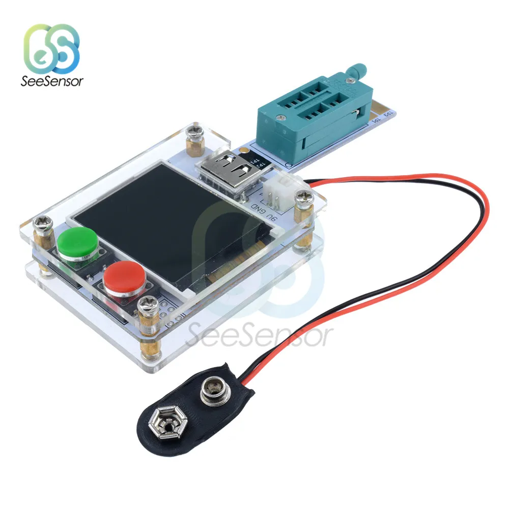 Цифровой транзисторный тестер Mega328 ATmega328 цифровой 8 МГц MK328 кристаллический