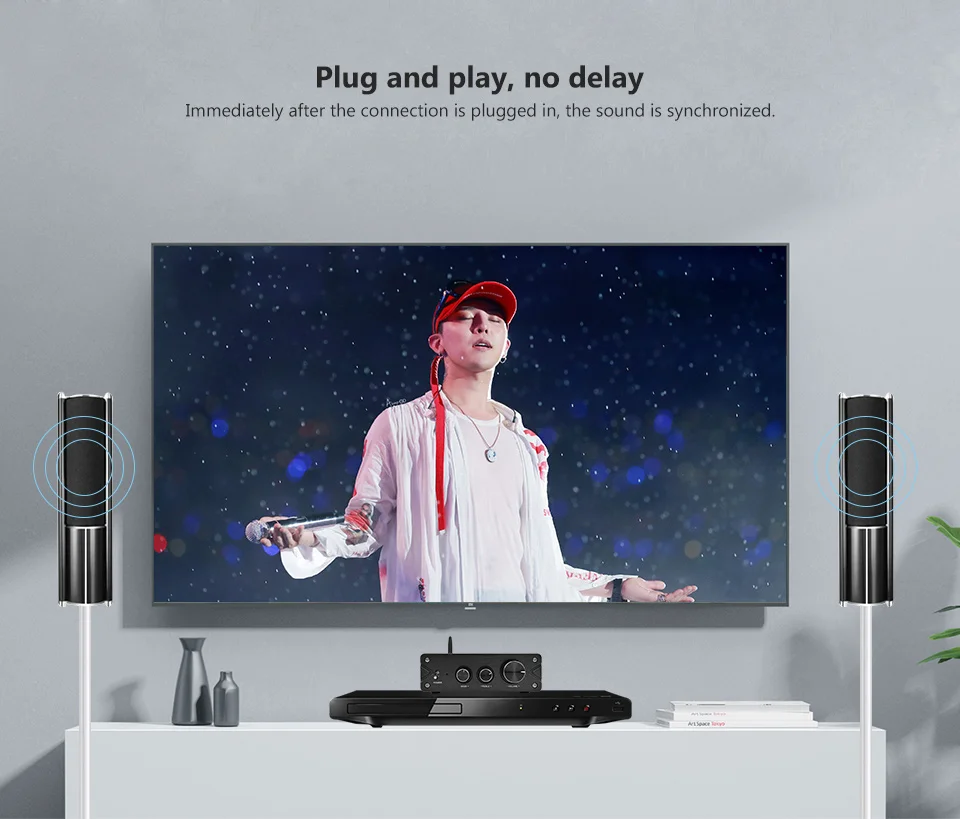 AIYIMA Amplificador Bluetooth 5,0 TPA3116 2,0 Fever цифровой усилитель мощности класса D аудио Плата 100Wx2 с PCM5102 декодер ЦАП