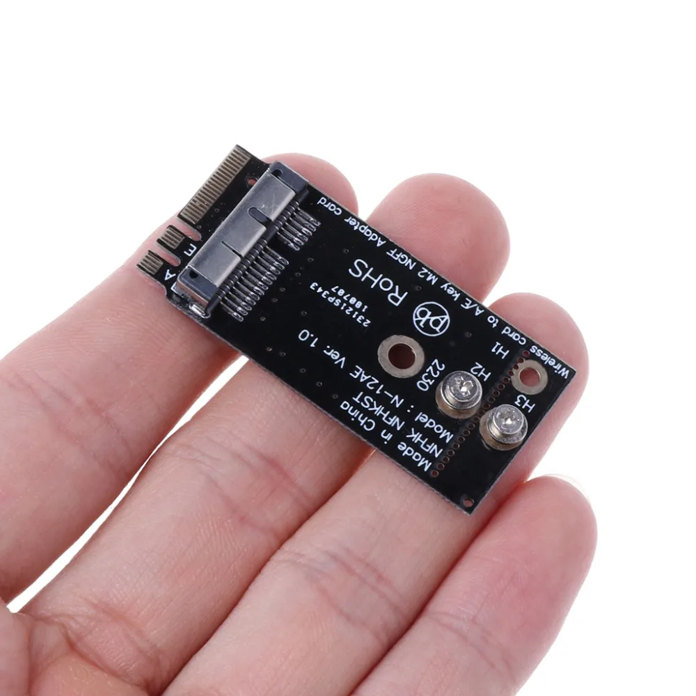 

BCM94360CS2 BCM943224PCIEBT2 A/E Key NGFF M.2 Adapter Card Module 12+6 Pin Wireless WIFI Speed