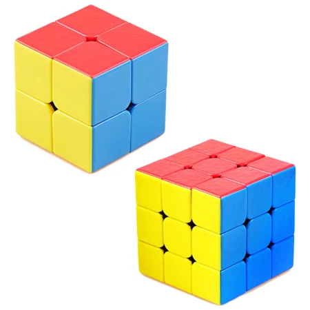 Cuberspeed ShengShou Gem 4 магические кубики в комплекте 2x2 3x3 4x4 5x5 кубик без наклеек|stickerless
