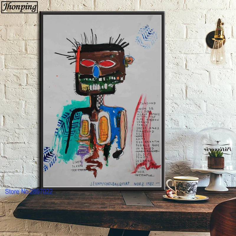 Арт плакат Jean Michel Плакаты и печать Картина Настенная живопись на холсте Wall Art