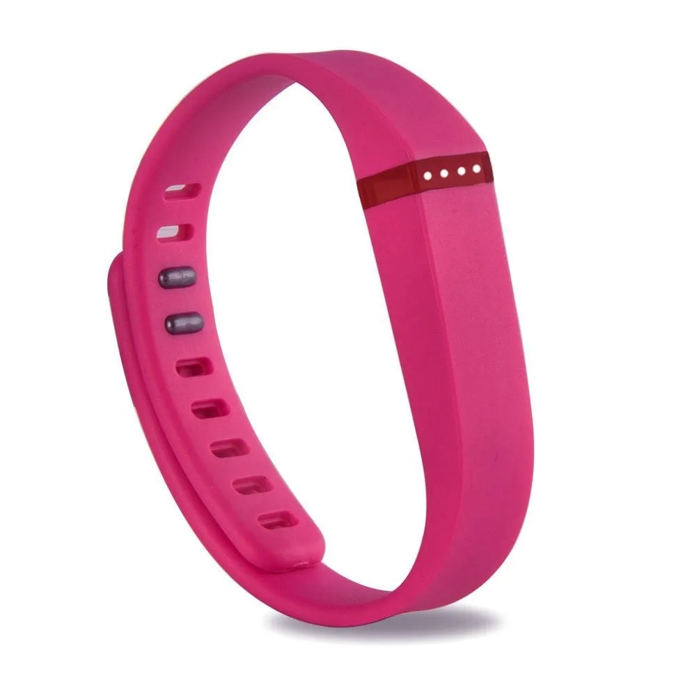 Розовый FBFLEXPTSS) модный браслет на запястье для замены Fitbit Гибкая повязка на запястье браслет без трекера - Цвет: Розовый