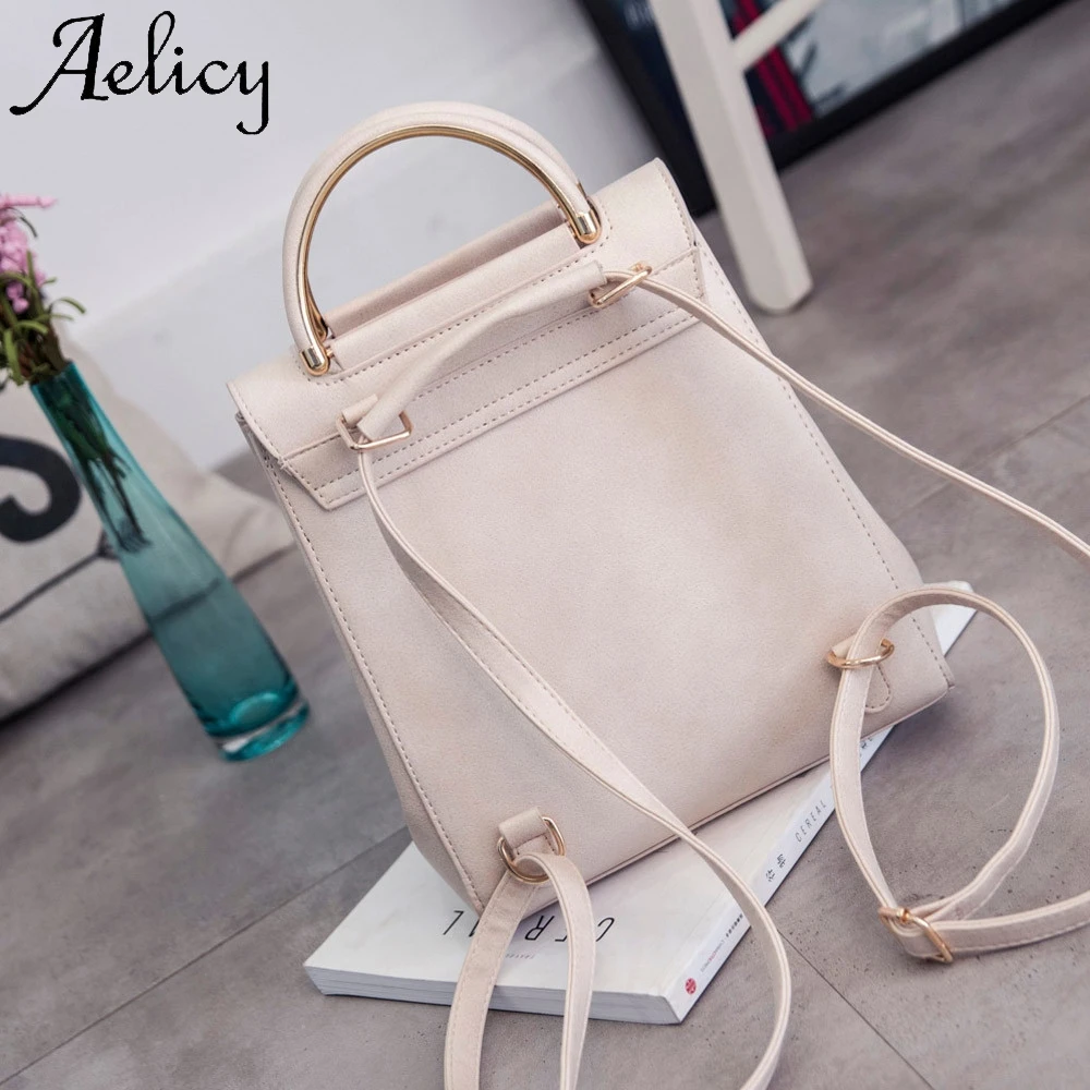 Aelicy Модный женский Цветочный рюкзак кожаная сумка на плечо высокое качество