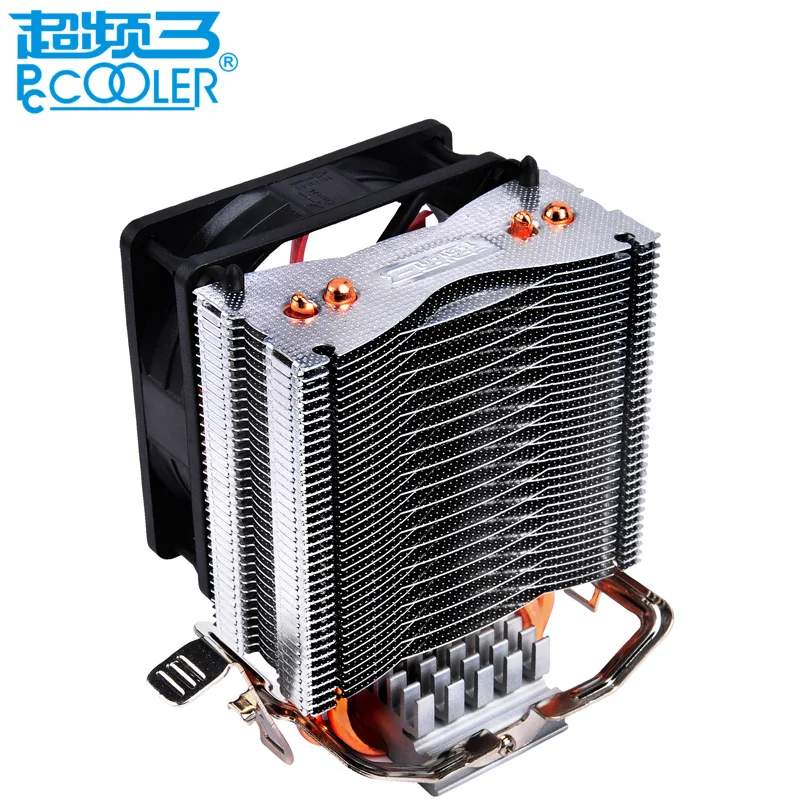 PCCOOLER original mini CPU cooler fan pure cooper heatpipe silent cooling radiator for LGA1151 775 115x FM2+ FM2 FM1 AM3 | Компьютеры и