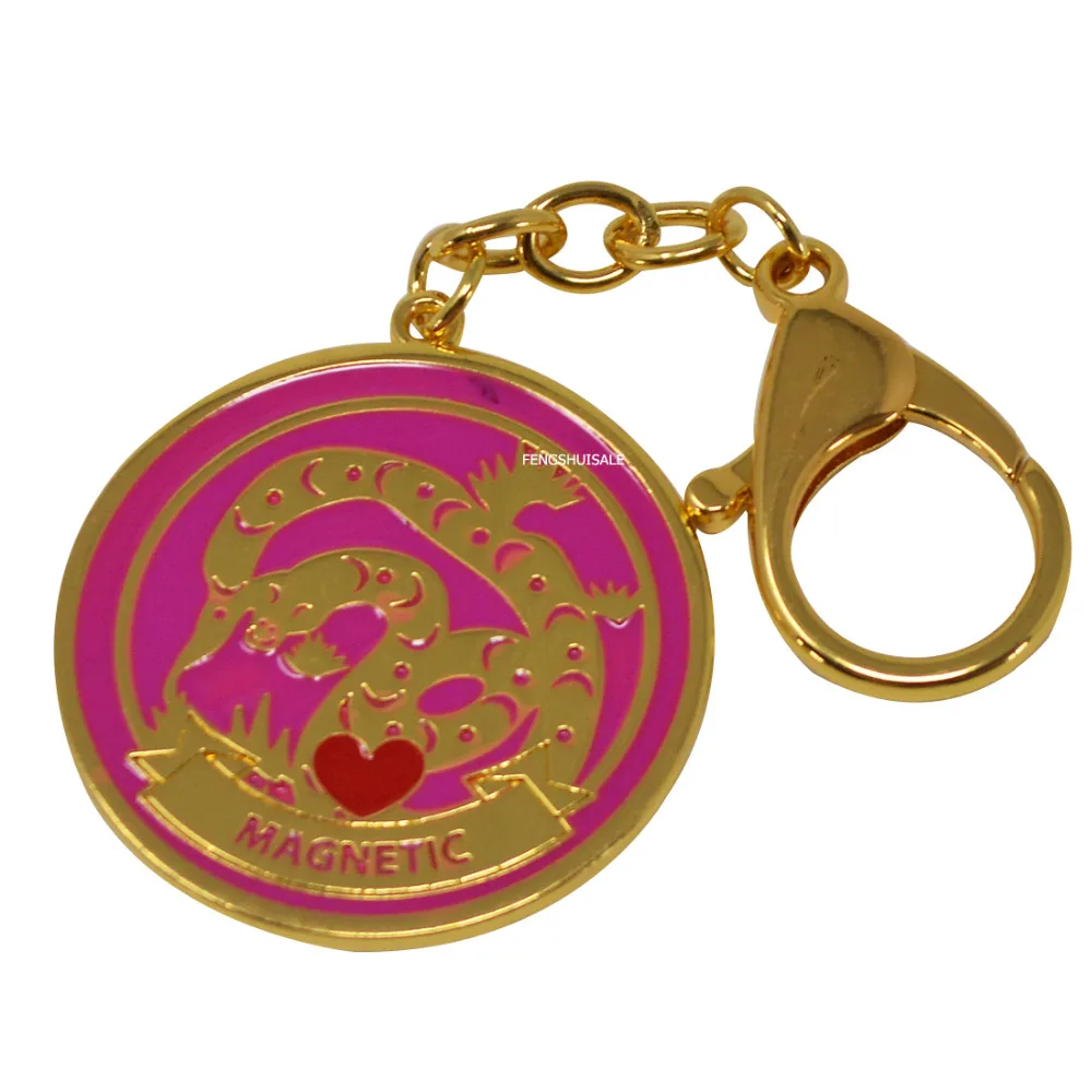 Fengshui 12 животных Wish Geanting брелок для ключей с амулетом W Fengshuisale красный