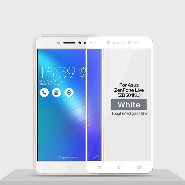 9H полное покрытие точный Взрывозащищенный экран Защитная пленка для Asus Zenfone Live