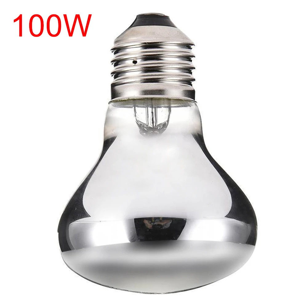 Transparent 100W 25/50/75/100 Вт теплый черепаха гигантская для домашних животных с прожектор рептилия тепловая лампа светильники на солнечных батареях Животные ночное освещение для аквариума Термальность - Цвет: Transparent 100W