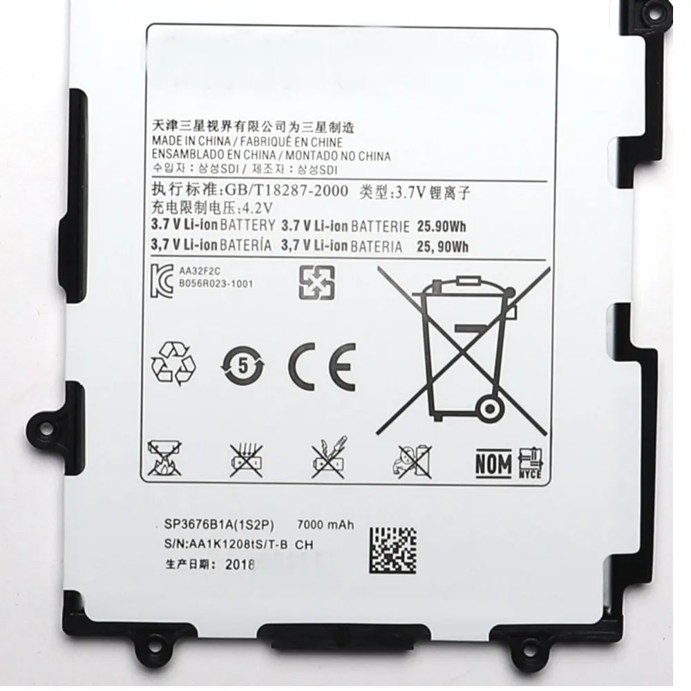 Оригинальный аккумулятор SP3676B1A для Samsung Galaxy Tab 10 1 S2 N8000 N8010 N8020 GTN8013 P7510 P7500 P5110 P5100