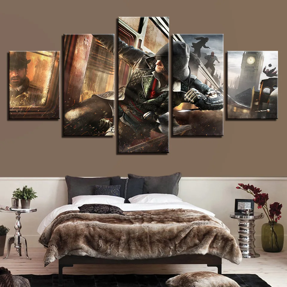 Цветные картины Крид игра Коннор несколько войн 18 стены искусства рамки домашний