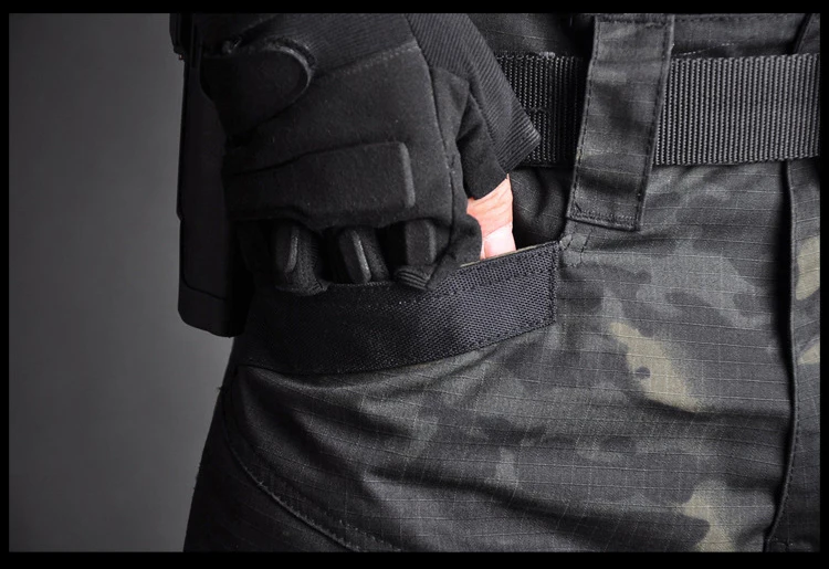 Refire gear, камуфляжные штаны для бега, военные тактические штаны для мужчин, армейские военные водонепроницаемые брюки-карго, мульти одежда с карманами, непромокаемые брюки
