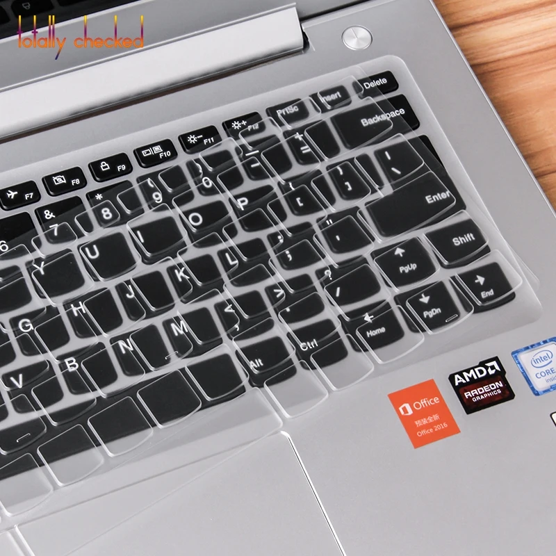 Защитный чехол для клавиатуры ноутбука Lenovo Yoga 710 14 15 Miix 510 12Isk ультрапрозрачный из