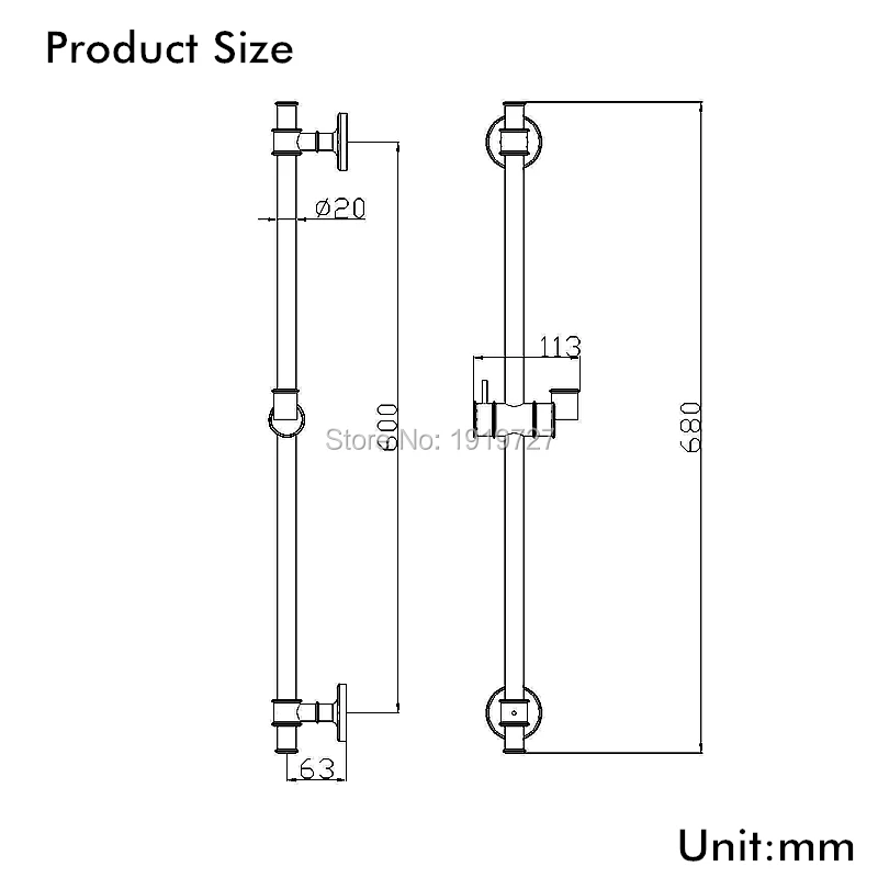 Новое поступление твердая латунная ручная душевая панель регулируемая