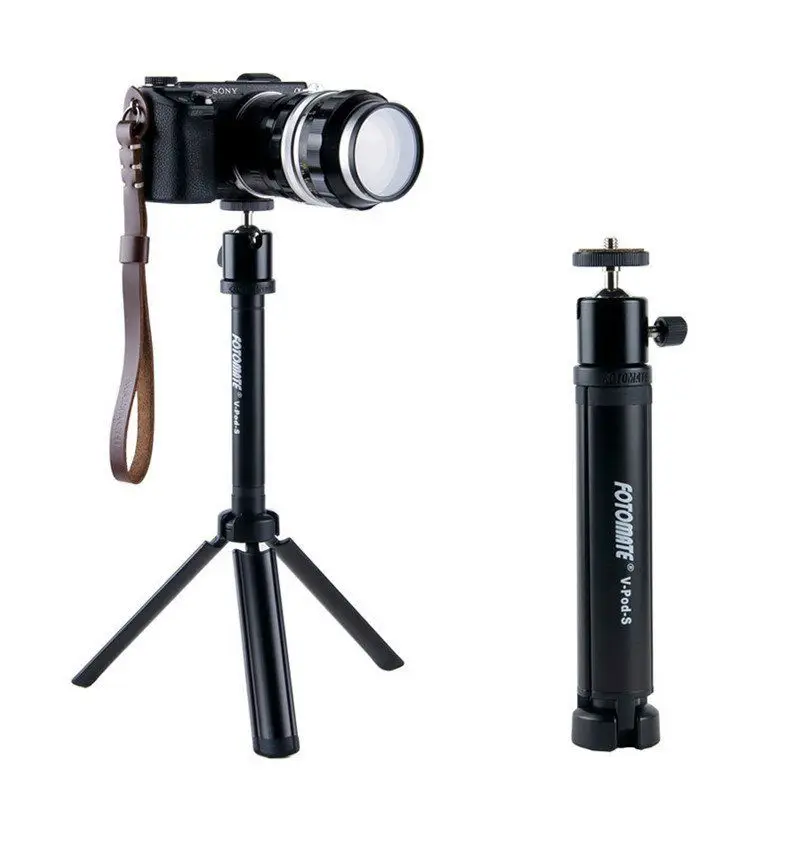 FOTOMATE V-Pod-S легкий Регулируемый мини-штатив монопод для DSLR-камеры Canon Nikon Sony A7 A7II A7SII