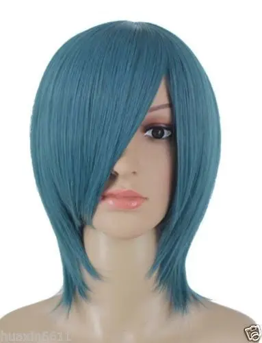 Оптовая цена Горячее Надувательство TSC ^ Мода Серый Синий Короткие Партии Cosplay