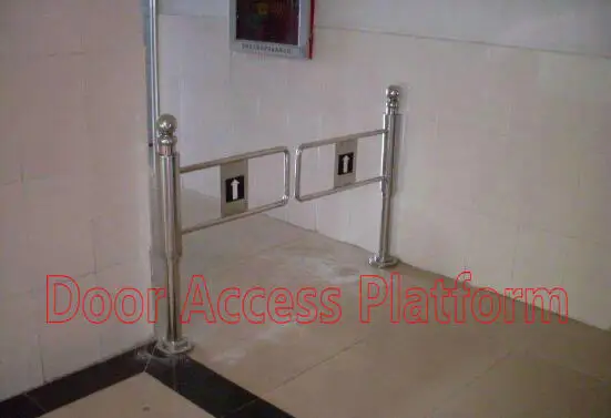 1 пара ручных ворот турникета для супермаркета Ворота контроля доступа магазина