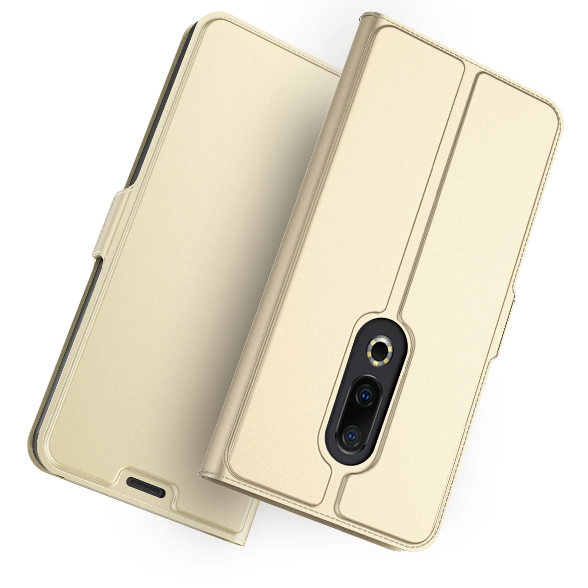 For Meizu 16/16 Plus Case PU Leather Flip Stand Wallet Case Full Body Cover with Card Holders& Magnet Buckle For Meizu 16th