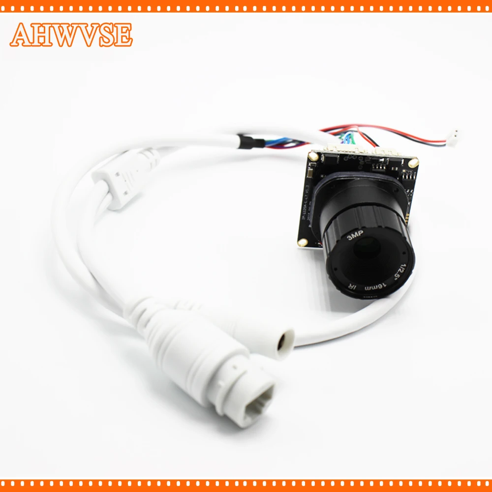 AHWVSE 16 мм Объектив CS CCTV IP камера Модуль платы PCB 960P 1080P ONVIF H264 мобильный XMEYE Serveillance CMS