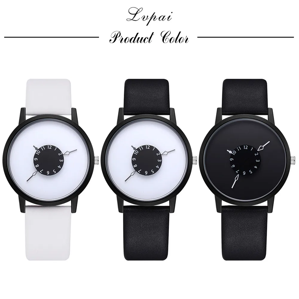 

Women Men Watches Modern Fashion Lovers Leather Band Quartz Analog Wrist Watch Luxury Casual Dress Clock Gift reloj mujer #c
