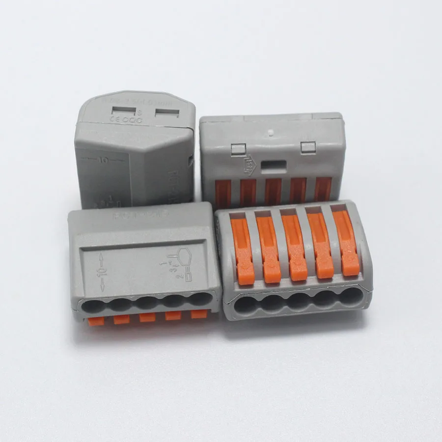 EClyxun 5 шт./лот Универсальный компактный разъем проводки провода PCT 215 5pin проводника