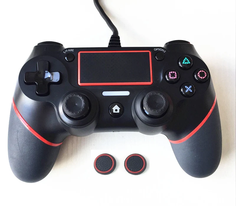 Для PS4 контроллер обновленный 5 проводной геймпад для Playstation Dualshock 4 джойстик