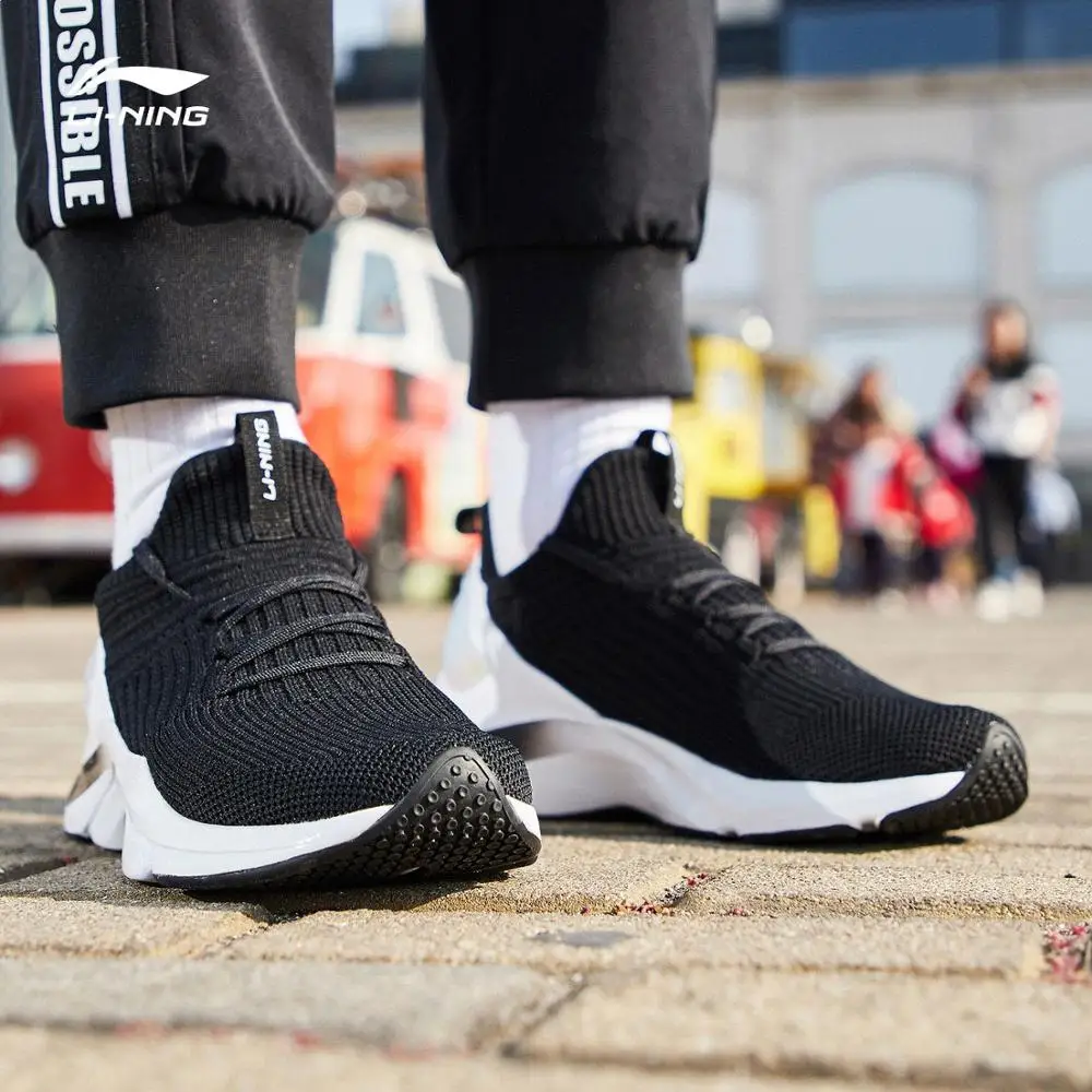 Li-Ning/женские низкие прогулочные туфли; спортивная обувь с моноволокнистой подкладкой; кроссовки для отдыха; AGLP002 SJFM19