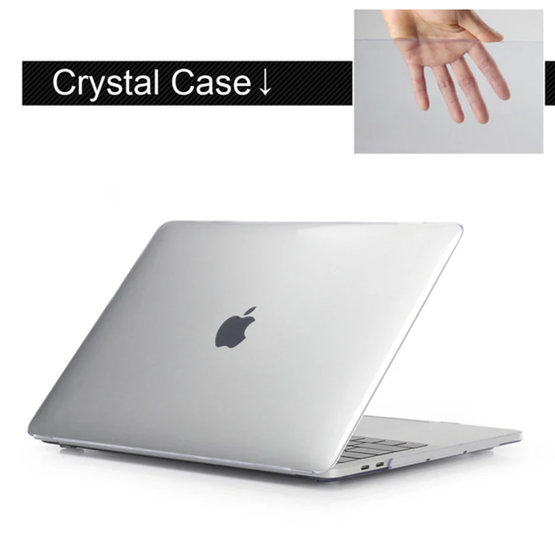 Новый жесткий матовый чехол с кристаллами для MacBook Air 11 air 13 дюймов A1466 A1932 Pro 3 15 Retina