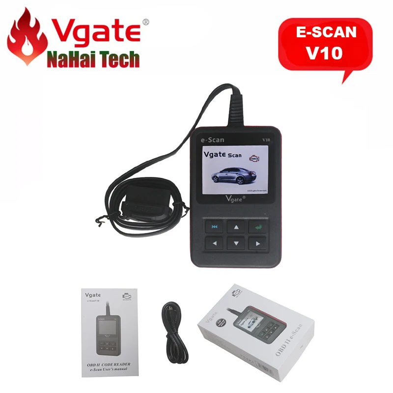 100% Оригинальный Vgate e Scan V10 Авто диагностический инструмент для всех протоколов