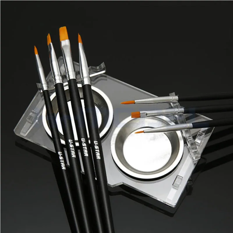 Модель Ustar ручка для моделирования набор кистей цветное блюдо стойка инструмент