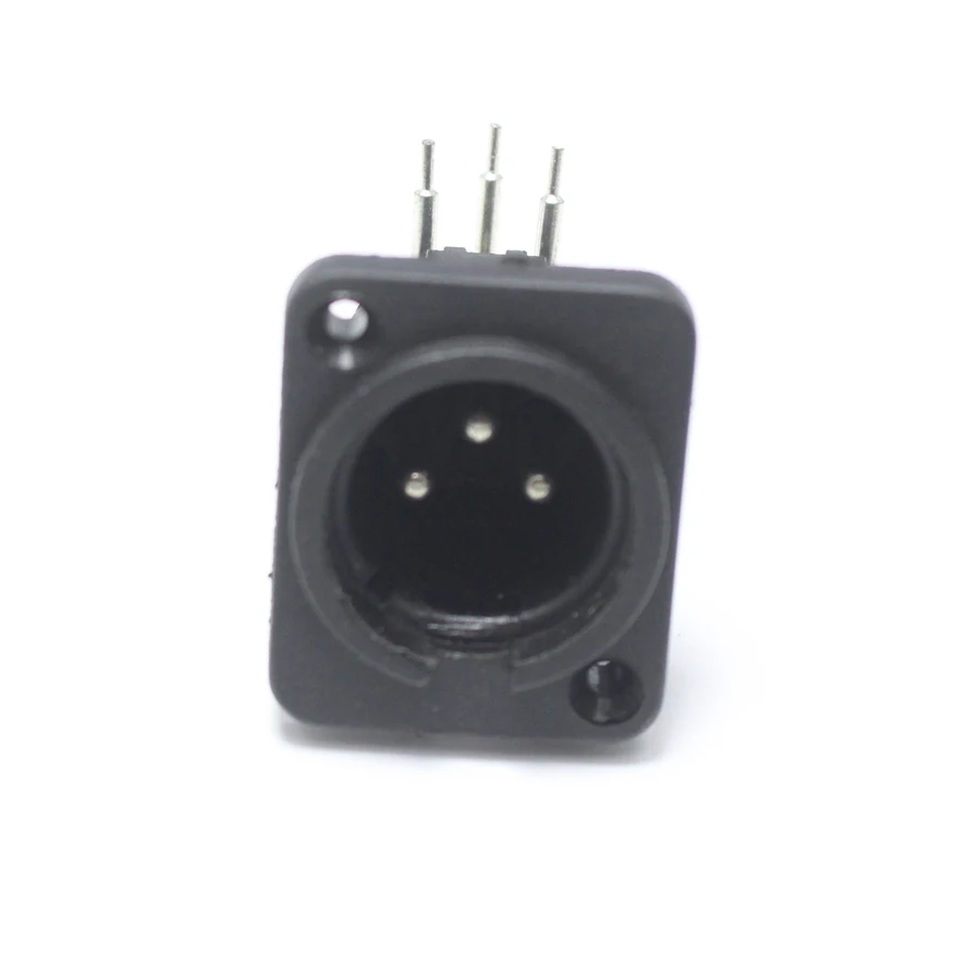 1 шт. 3-контактный разъем XLR 3 P аудиоразъем для микрофона прямоугольный микрофон PCB