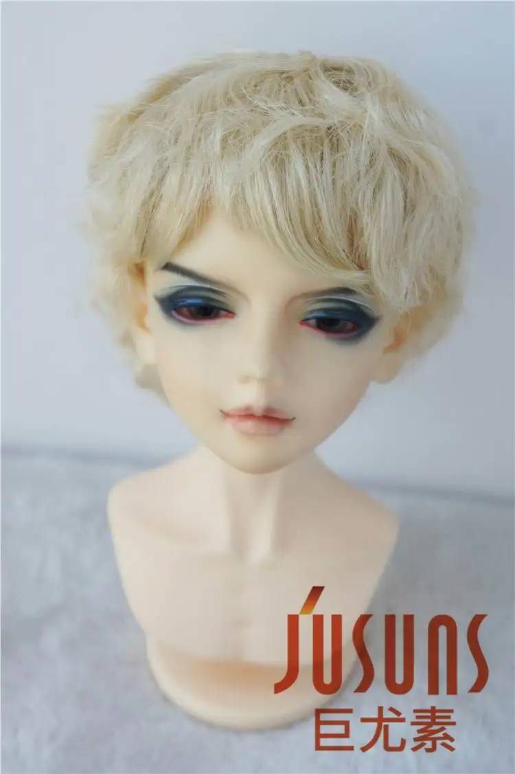 JD043 1/6 1/4 1/3 короткий курчавый BJD парики для YOSD MSD SD легкое кудрявое синтетическое волокно 6-7 дюймов 7-8 дюймов 8-9 дюймов аксессуары для кукол