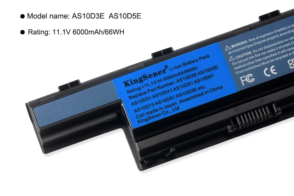 KingSener AS10D3E ноутбук Батарея для acer AS10D31 AS10D41 AS10D51 AS10D61 AS10D71 AS10D73 AS10D75 AS10D5E AS10D81 4741G 5741