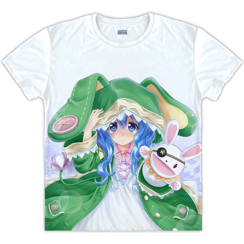 Футболка Мужская/женская с коротким рукавом топ в стиле аниме токисаки Куруми