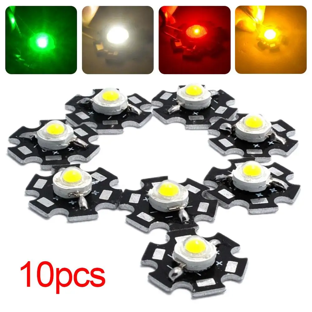 

10Pcs 3W High Power 270LM LED Chip Light Emitter Bulb Lamp Luminous Diode Beads Hot