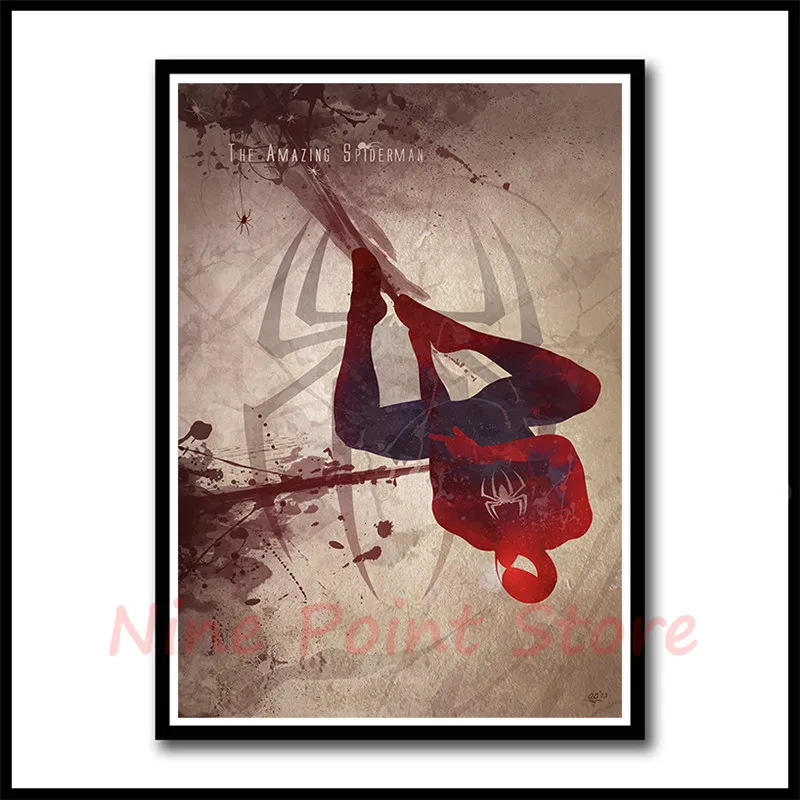 Супергерой Мститель Marvel Comics мультфильм живопись белая бумага с покрытием плакаты настенное художественное украшение живопись Бескаркасный плакат