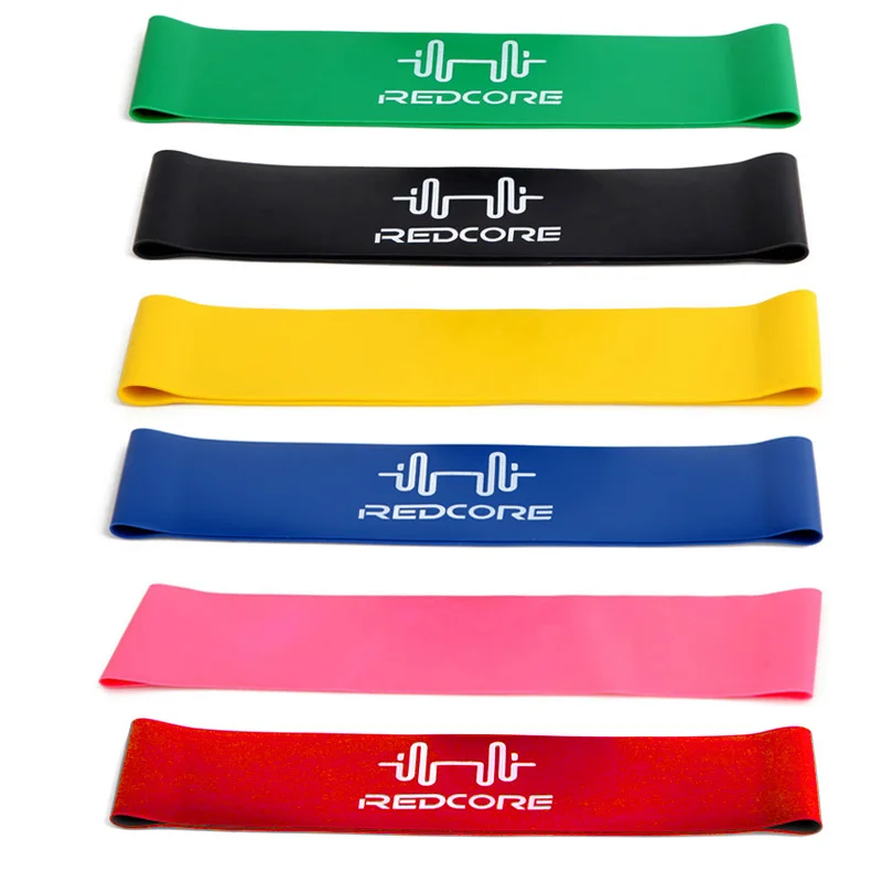 Hot 6 Pcs/Set Stretch Band Natural Latex Strength Training Resistance Exercise Loop Bands For Home Gym Fitness DO2 | Спорт и