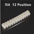 Винтовые клеммы Барьер разъем 2 шт. Электрический провод связи 12PositionStrip блок 10A