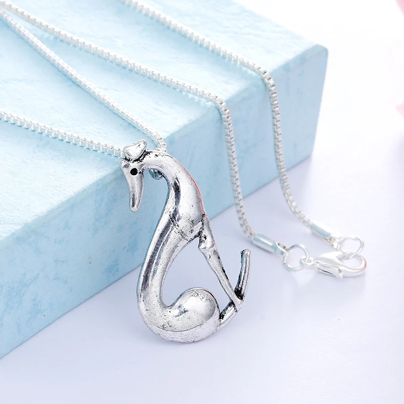 Сидит Грейхаунд Ожерелье Подвеска для собаки гончая итальянская прицел собака