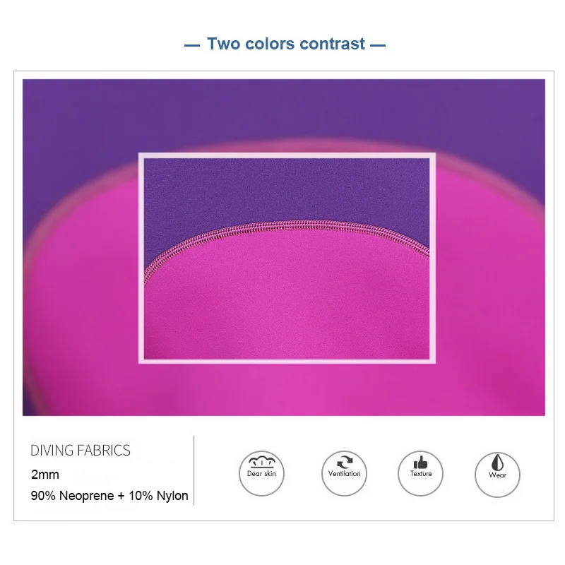 Женский неопреновый купальник Sbart зимний раздельный из нейлона с длинными