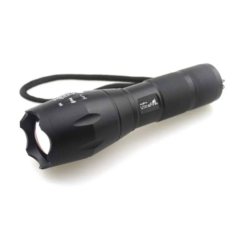 U F A100 1xCREE XM L2 U3 1200lm 5 режимный светодиодный фонарик с зумом (3xaaa/1x18650)|Фонарики и