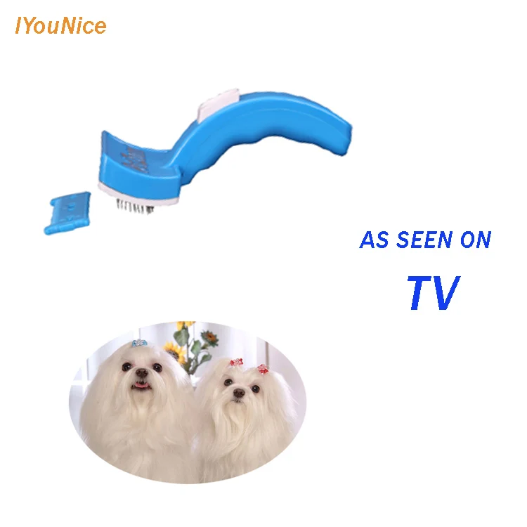 Практические pet гребень Кисточки Пластик ручка чистке выпадающих волос