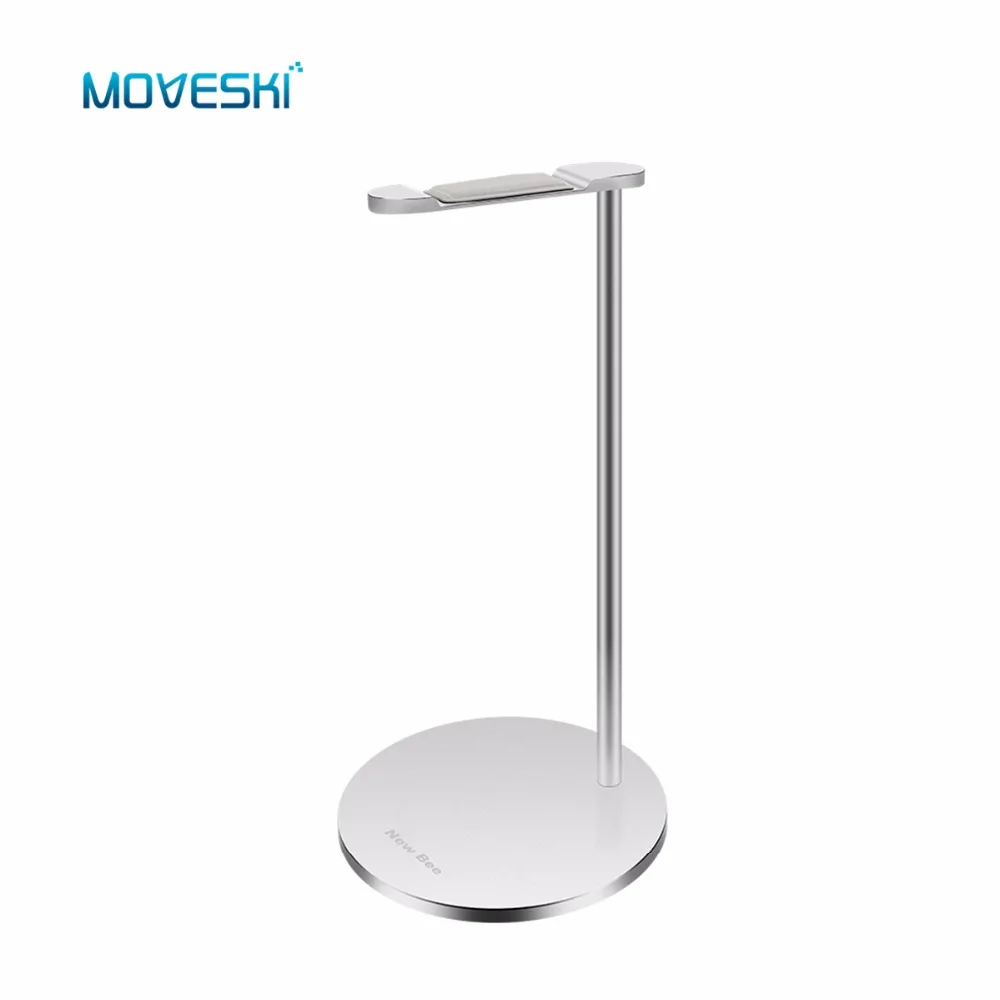Moveski NB Z3 Подставка для наушников алюминиевый держатель натуральной кожи с ворсом