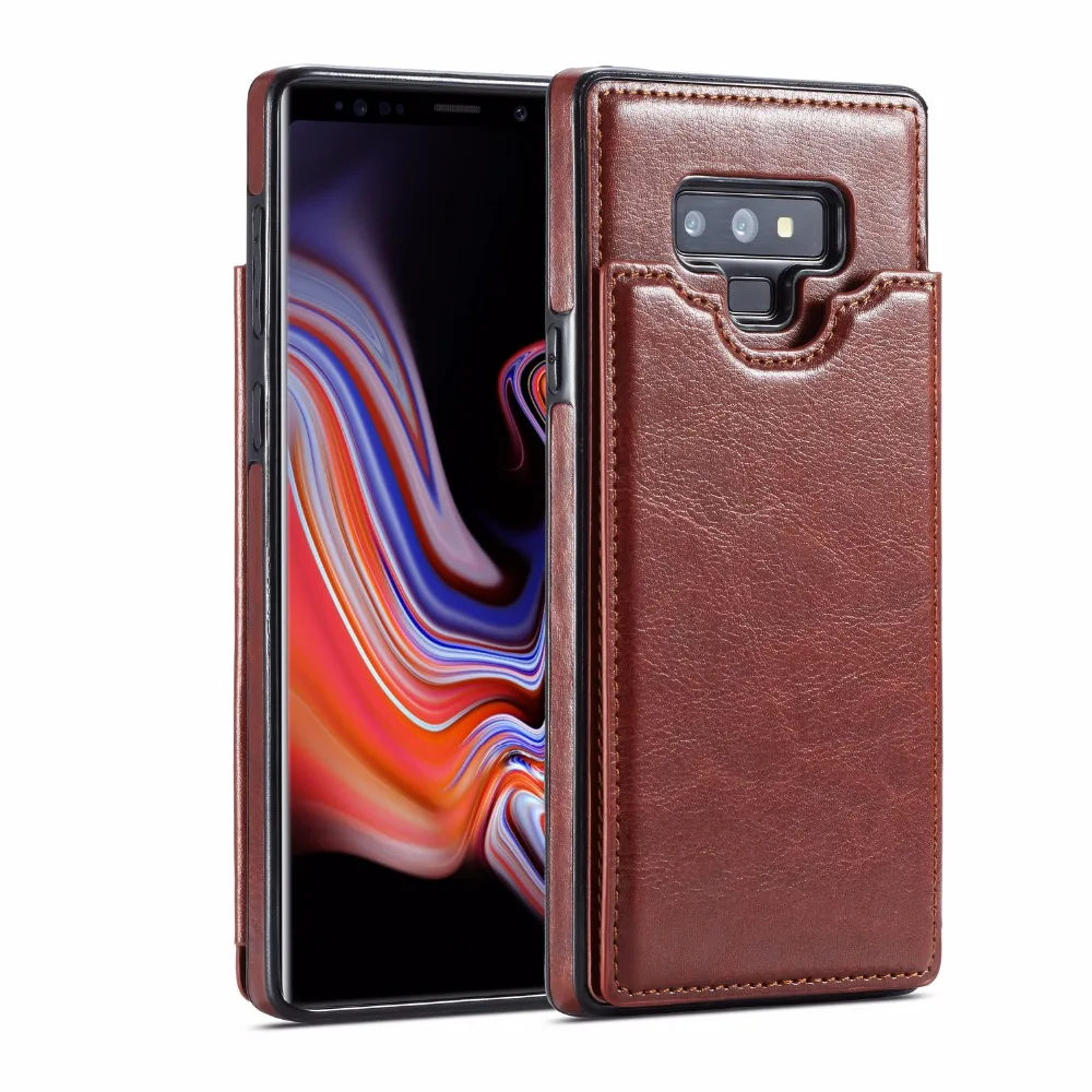 Чехол для Samsung Galaxy Note 9 8 S9 S8 Plus кошелек из искусственной кожи Магнитный флип-чехол