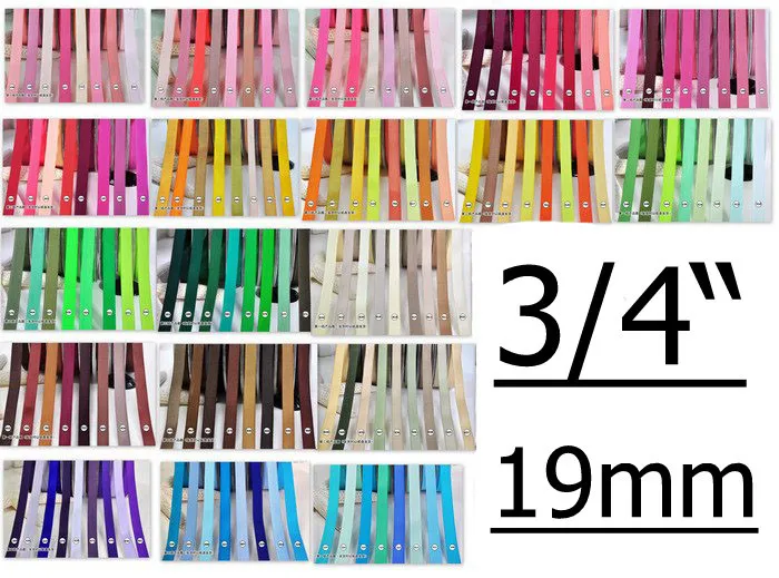 бесплатная доставка 3/4&quot( 19мм) Бренд Сплошной цвет Корсажная лента и подарочные