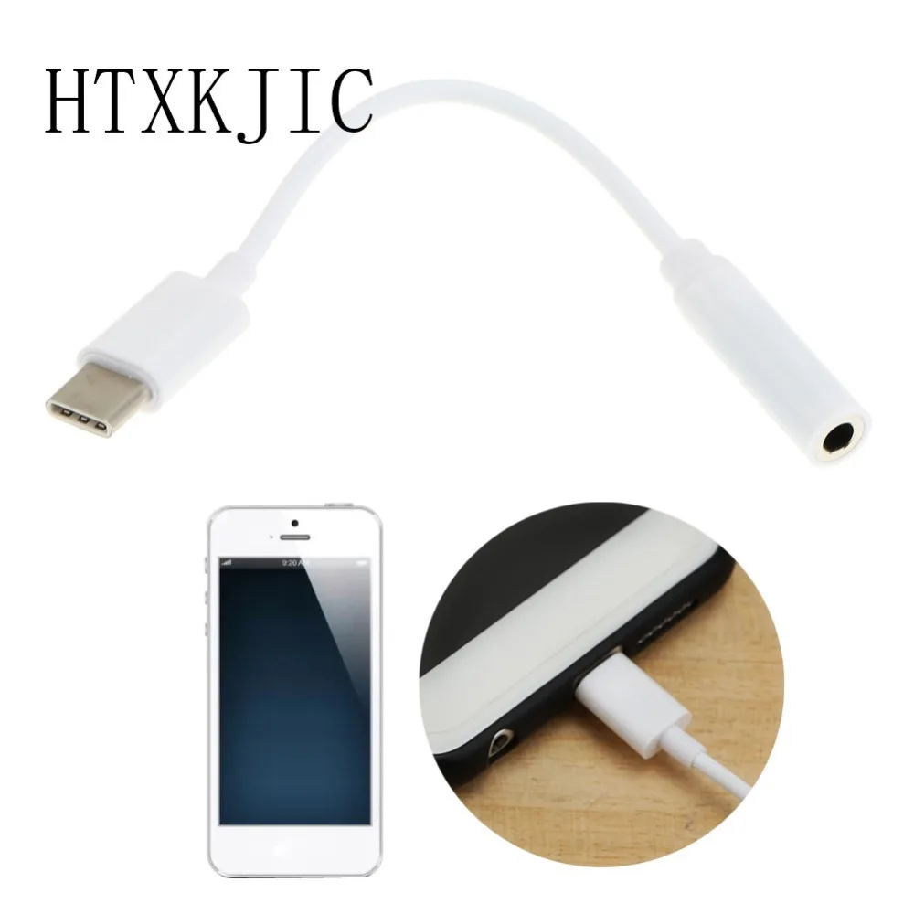 

Кабель-адаптер для наушников Type-C-3,5 мм usb 3,1 Type C USB-C штекер 3,5 AUX аудио разъем для Xiaomi 6 Mi6 Letv 2 pro 2 max2