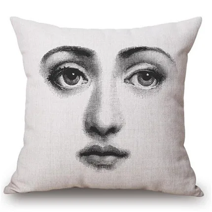 13 Модный Ретро декоративный чехол для подушки Fornasetti Art Master Car, Винтажный чехол для дивана, домашний декор, лен, высокое качество - Цвет: 13