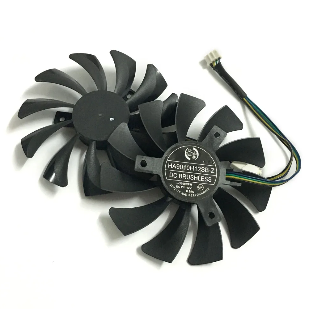 2 шт./компл. GTX1060 Вентилятор охлаждения GPU для видеокарты MSI GeForce GTX 1060 OS в качестве