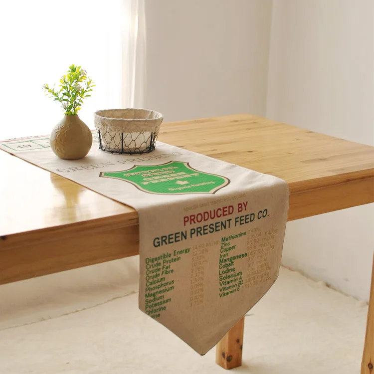 Французский страна кафе-бар оформлен Льняная Скатерть бегун стол | Дом и сад