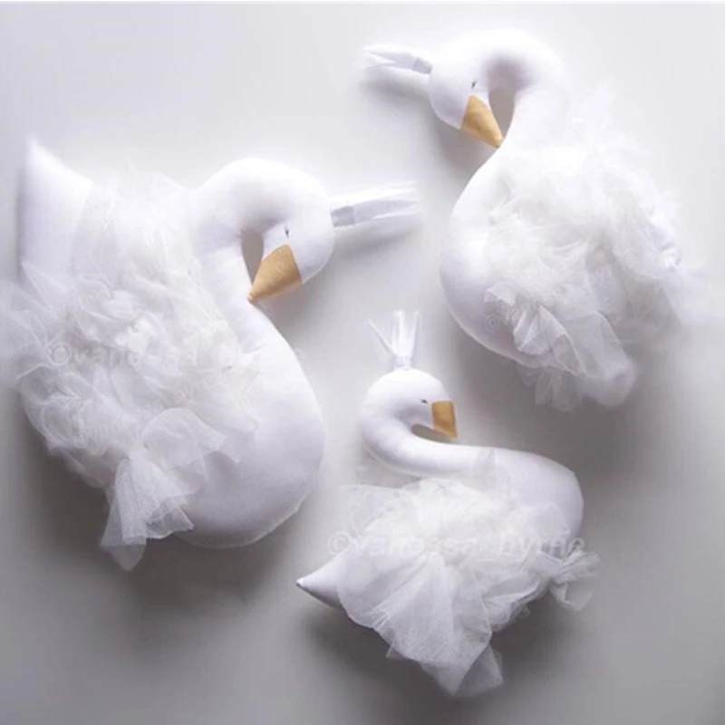 Новинка 2018 модная детская подушка для сна в виде лебедя с короной украшение