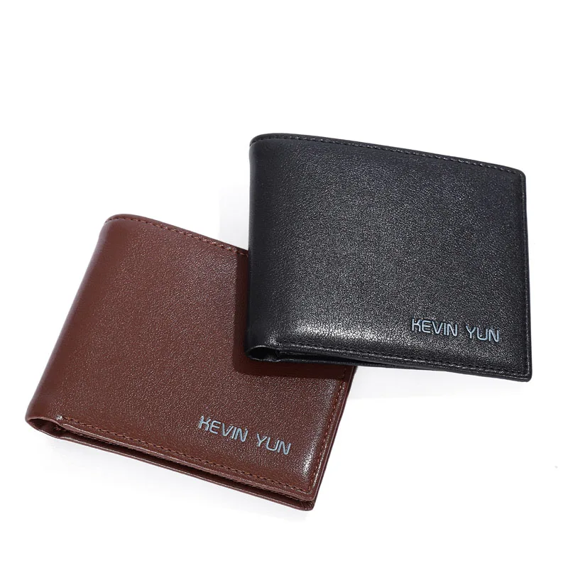 Kevin Yun Модные мужские бумажники из искусственной кожи брендовый кошелек