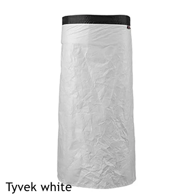 Tyvek White 3F UL Экипировка для велоспорта, кемпинга, туризма, дождя, брюки, легкая водонепроницаемая юбка от дождя, 15D силикон, только 65 г - Цвет: Tyvek White